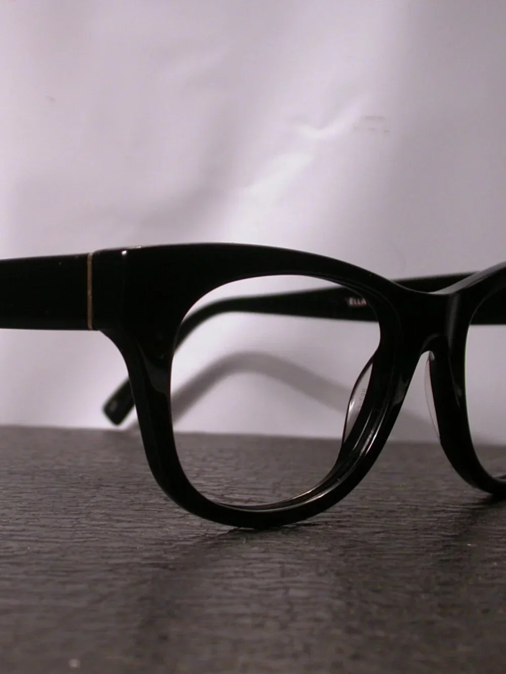 Warby Parker Amanda Cadenet Edition Ella Black and Gold Eyeglasses Frames